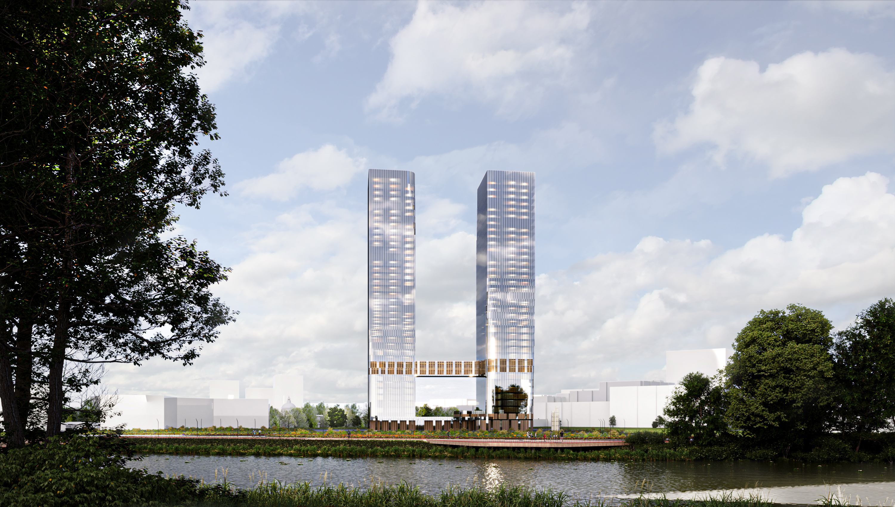 Жилой комплекс у воды